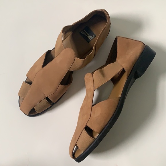 What’s What Sandals. Upper leather in brown color - Picture 5 of 10